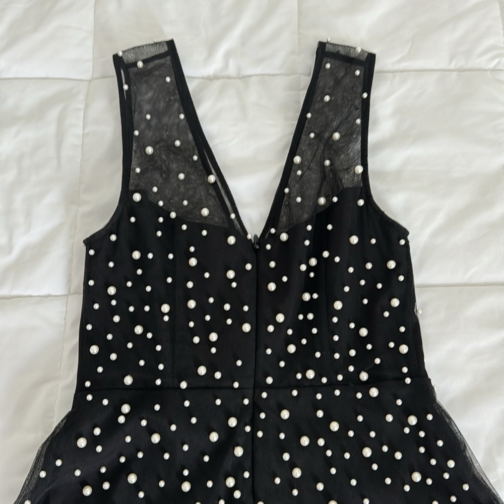 BCBGMaxAzzria Pearl Tulle Mesh Dress Size 0 - Picture 10 of 15